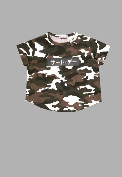 LT967T s/s Lds Crop-pg Camo Katakana gr-wh