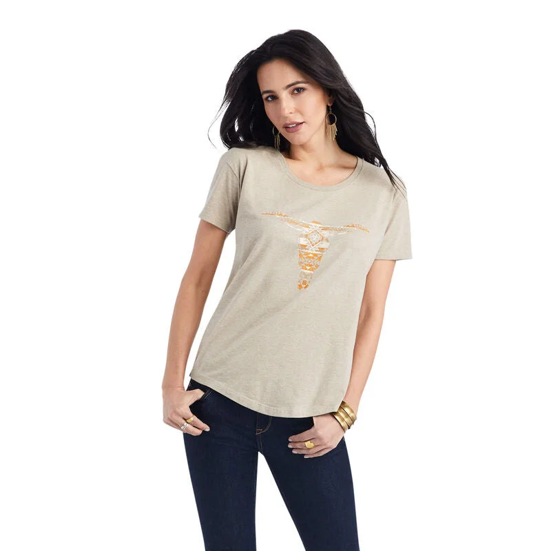 Ariat Womens Blanket Skull T-Shirt