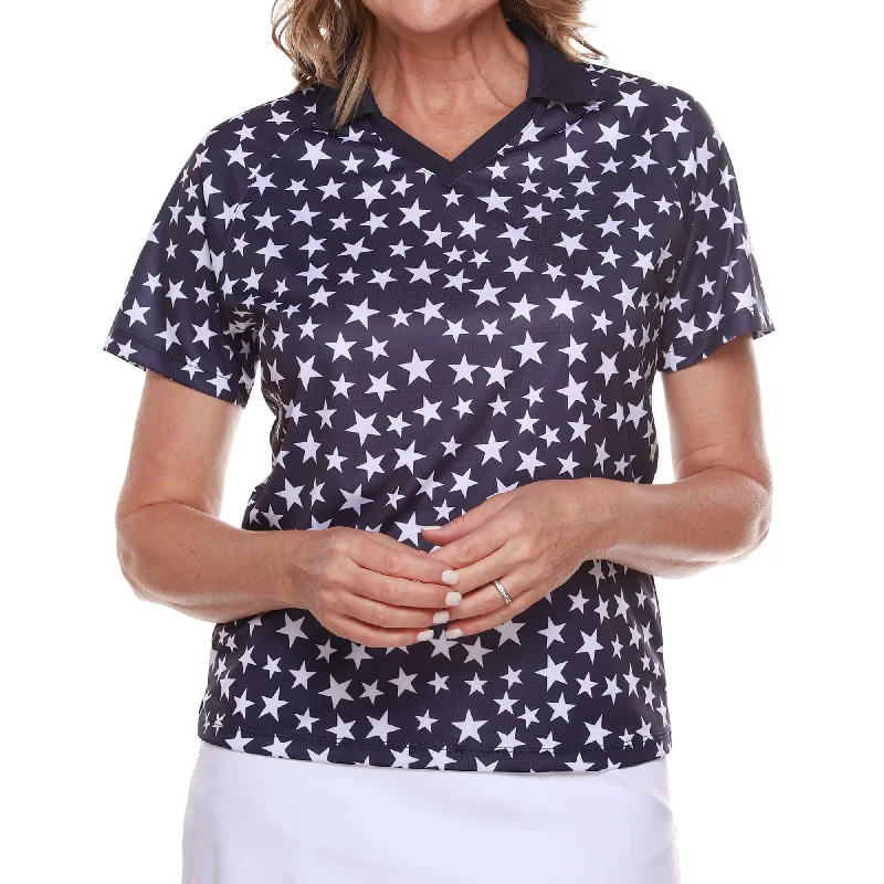 Women's Made in USA Stars Tech Polo Shirt