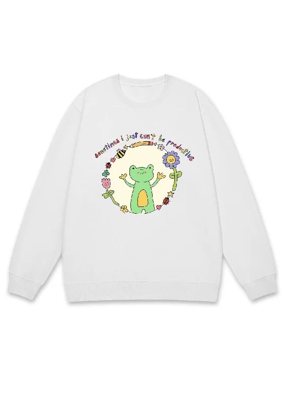 I Just Can't Be Productive Y2K Sweatshirt