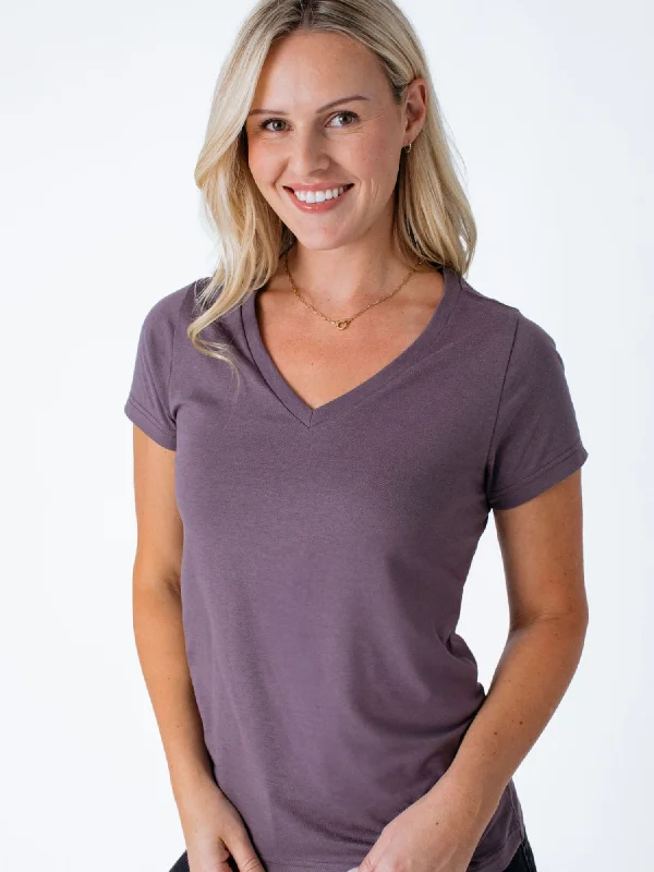 Women's Purple Galaxy V-Neck FINAL SALE