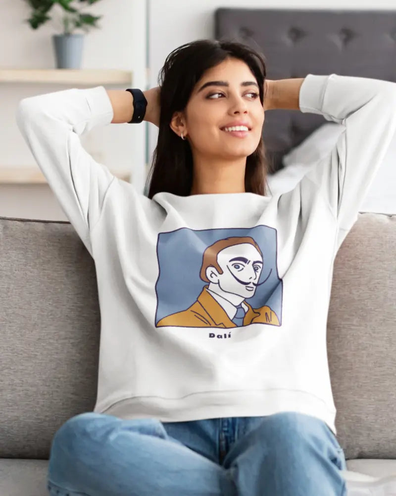 Salvador Dali Crewneck Mixed Cotton