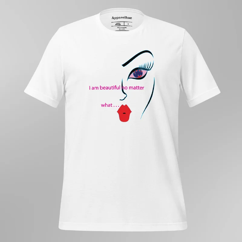 I am Beautiful - Empowering Graphic Tee for Confidence | Apparelhue