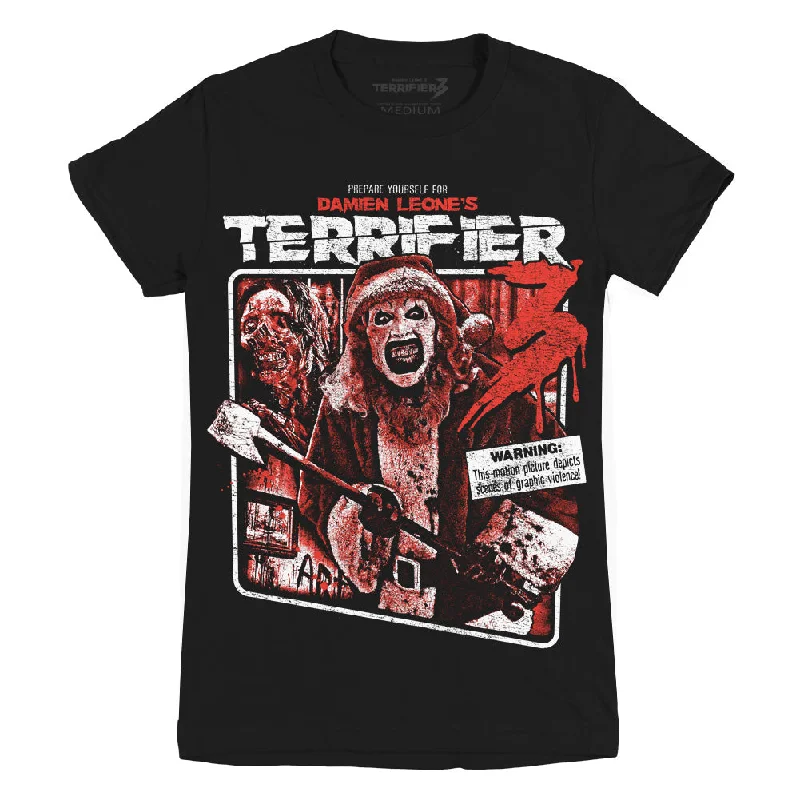 Terrifier 3 Unrated Terror Ladies T-Shirt