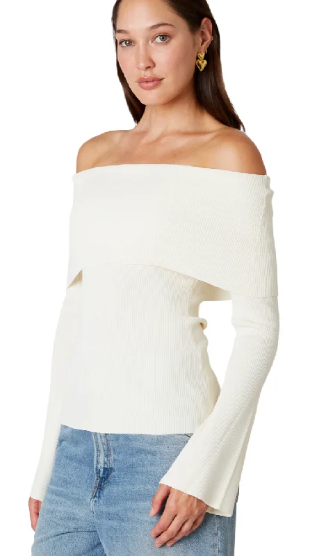 Off the Shoulder Sweater by NIA