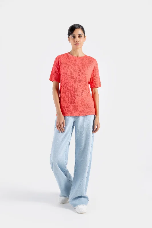 Quick Sale Textured T-Shirt