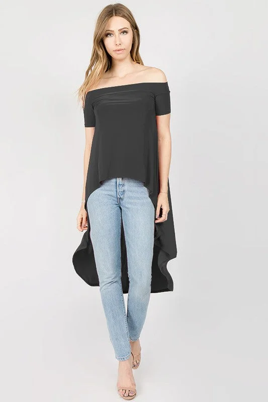 Anicoletta's Flirty & Chic Off Shoulder Top