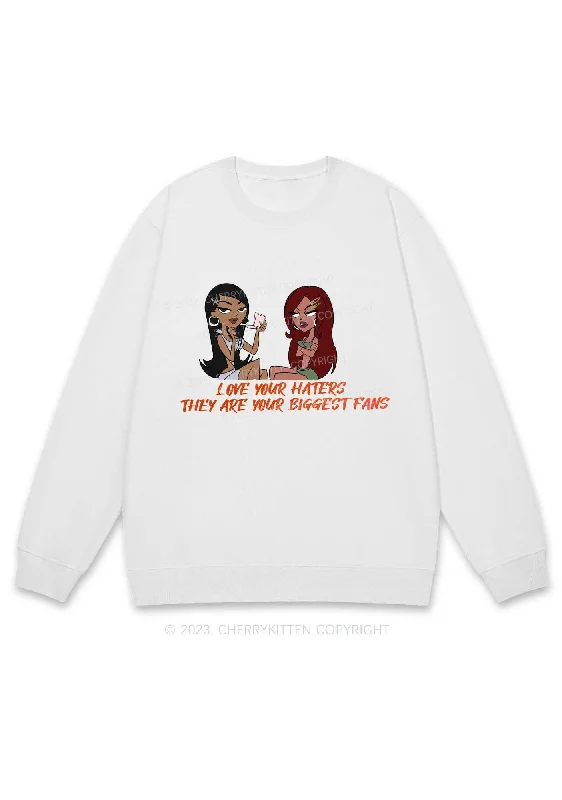 They Are Your Biggest Fans Y2K Sweatshirt Cherrykitten