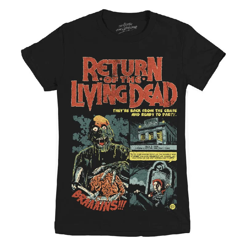 Return Of The Living Dead Chemical Spill Ladies T-Shirt