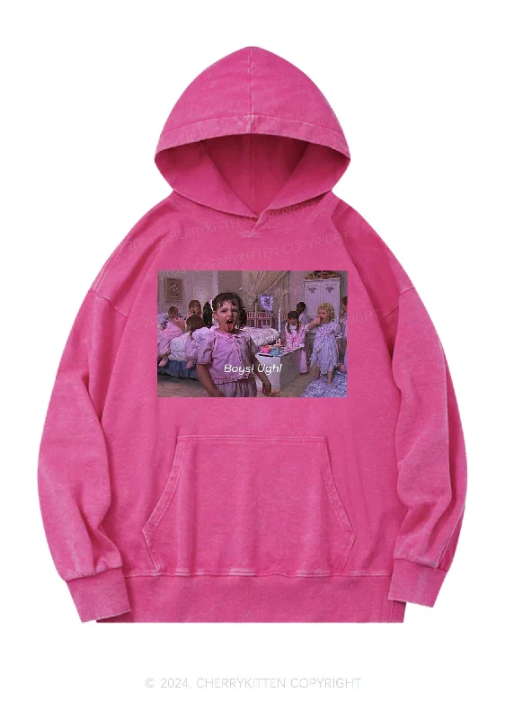 Boys Ugh Y2K Washed Hoodie Cherrykitten