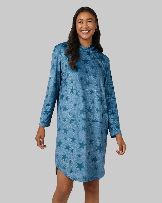 ORION BLUE STAR PRINT HEATHER