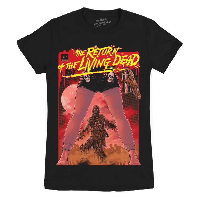 Return Of The Living Dead Eating Me Alive Ladies T-Shirt