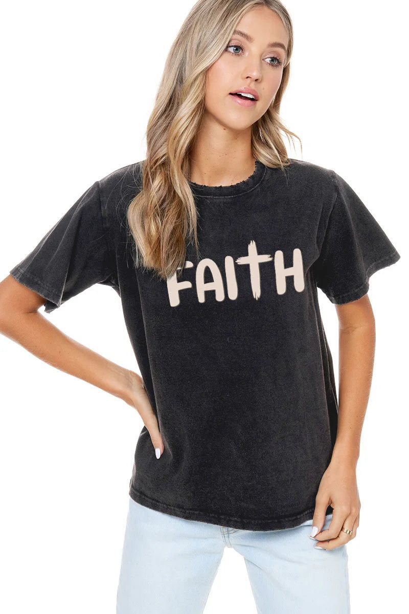 Zutter Faith Puff Fitted Tee