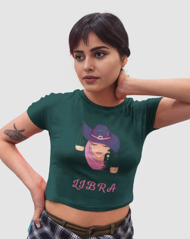 Trendy Women's Stellar Libra Crop Top