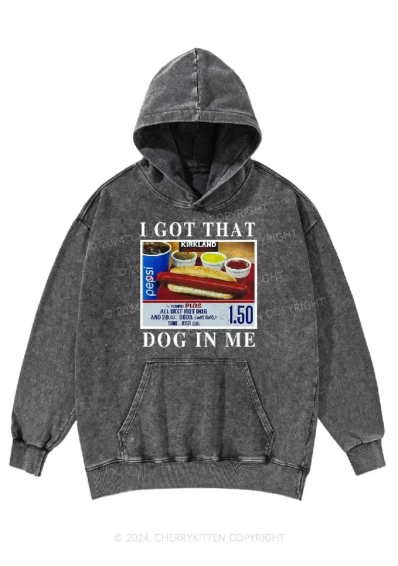 I Got That Hot Dog In Me Y2K Washed Hoodie Cherrykitten