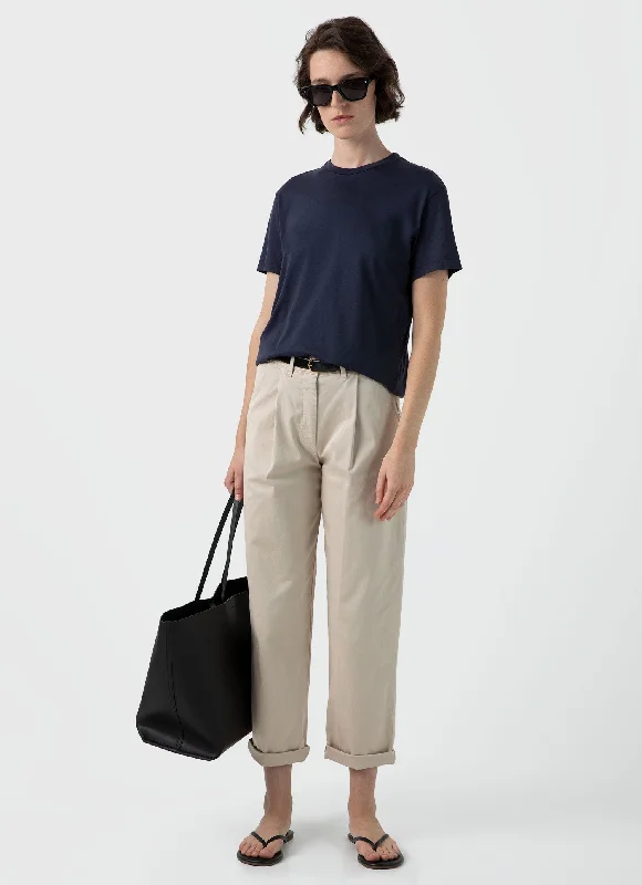 Sale Alert Women's Boy Fit T-shirt in Navy