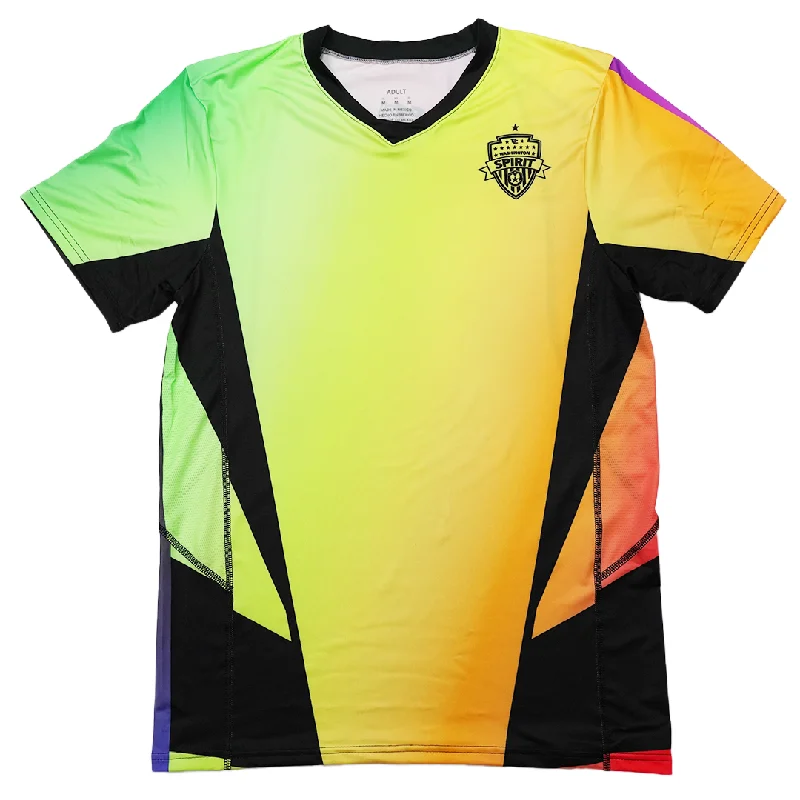 Washington Spirit 2024 Pride - Short Sleeve Unisex Shir-sey -