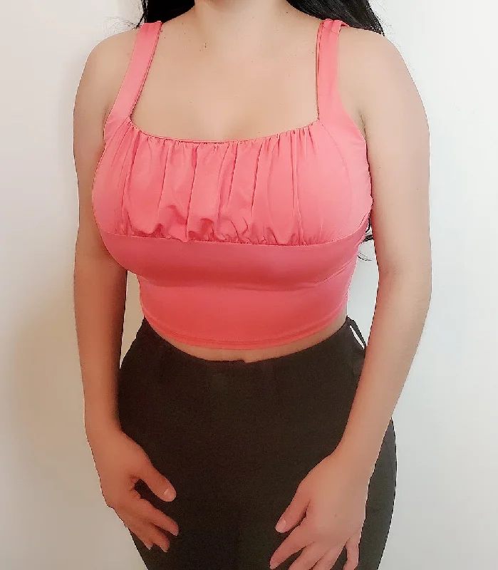 Ruched Crop Top