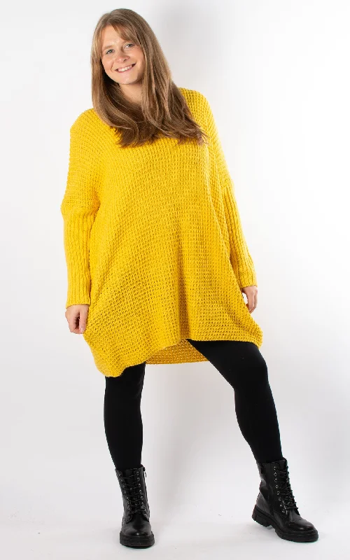 Elaine Knitted Tunic | Yellow