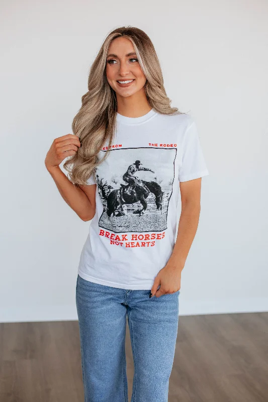 Break Horses Not Hearts Graphic Tee