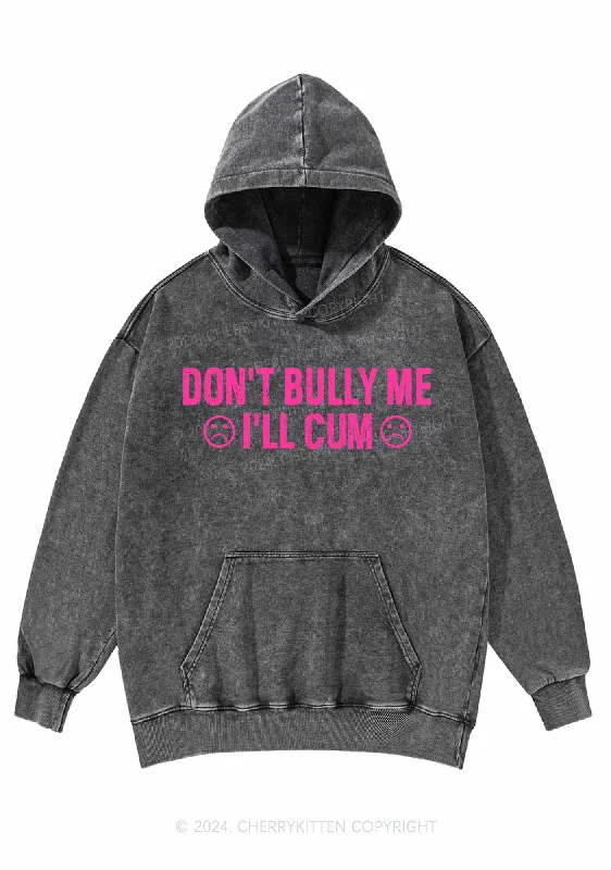 Don't Bully Me Y2K Washed Hoodie Cherrykitten