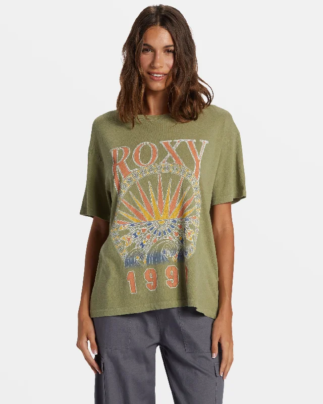 Surfs Up T-Shirt - Oil Green