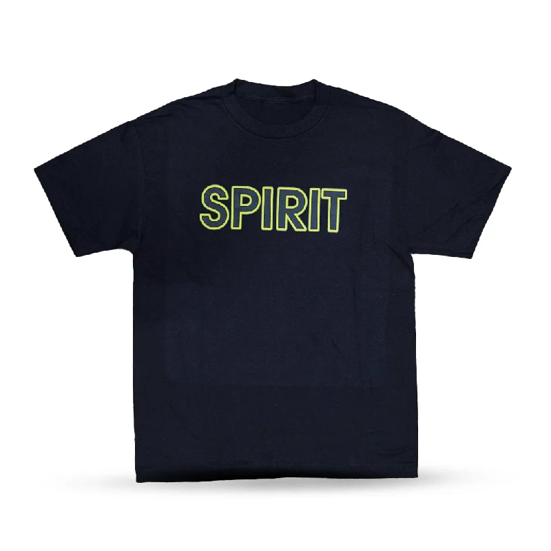 Yellow Glow Washington Spirit Adult Tee - Black