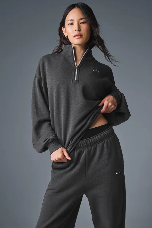 Accolade 1/4 Zip Pullover - Anthracite