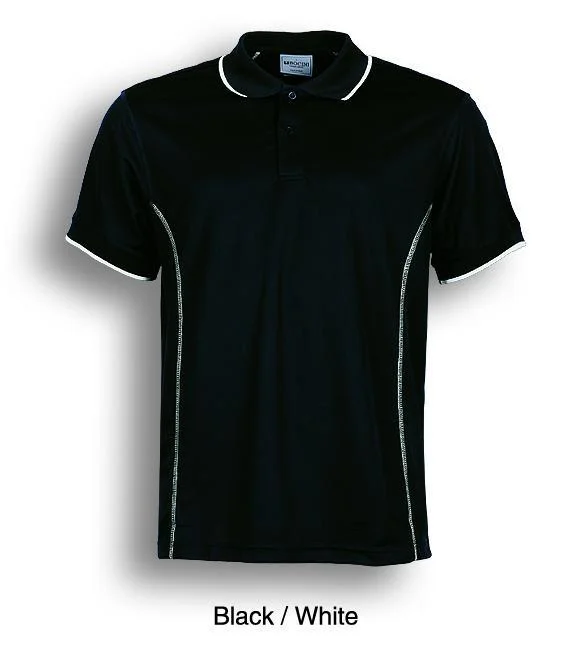 Ladies Essentials Polo - Black/White