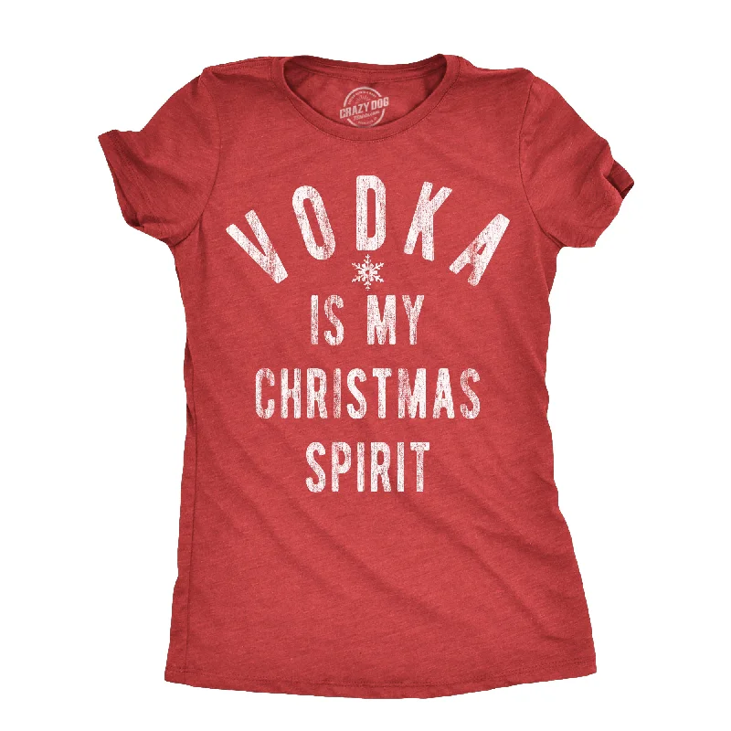 Take Action Vodka Is My Christmas Spirit Women's T Shirt