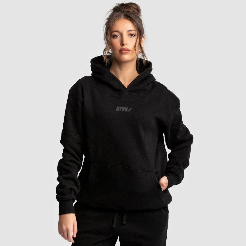 Women's DYVN Relaxed Fit Hoodie - Black