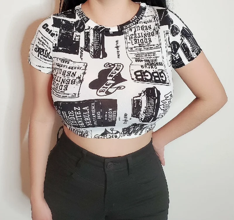 Graphic Crop Top