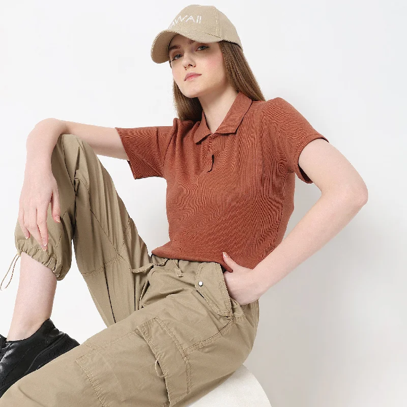 Weekend Savings Extravaganza Skinny Fit Solid T-Shirt