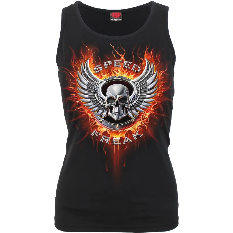 SPEED FREAK - Razor Back Top Black