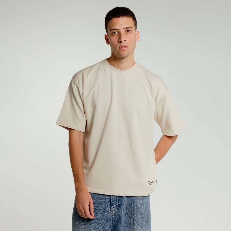 Beige Oversized Tee