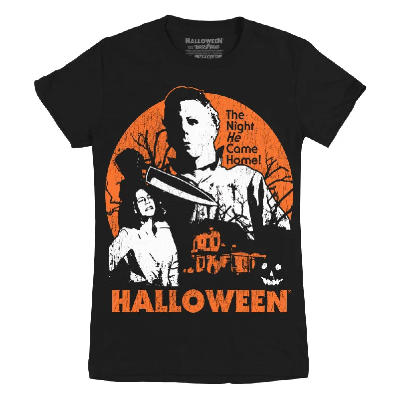 Halloween Night Watch Ladies T-Shirt