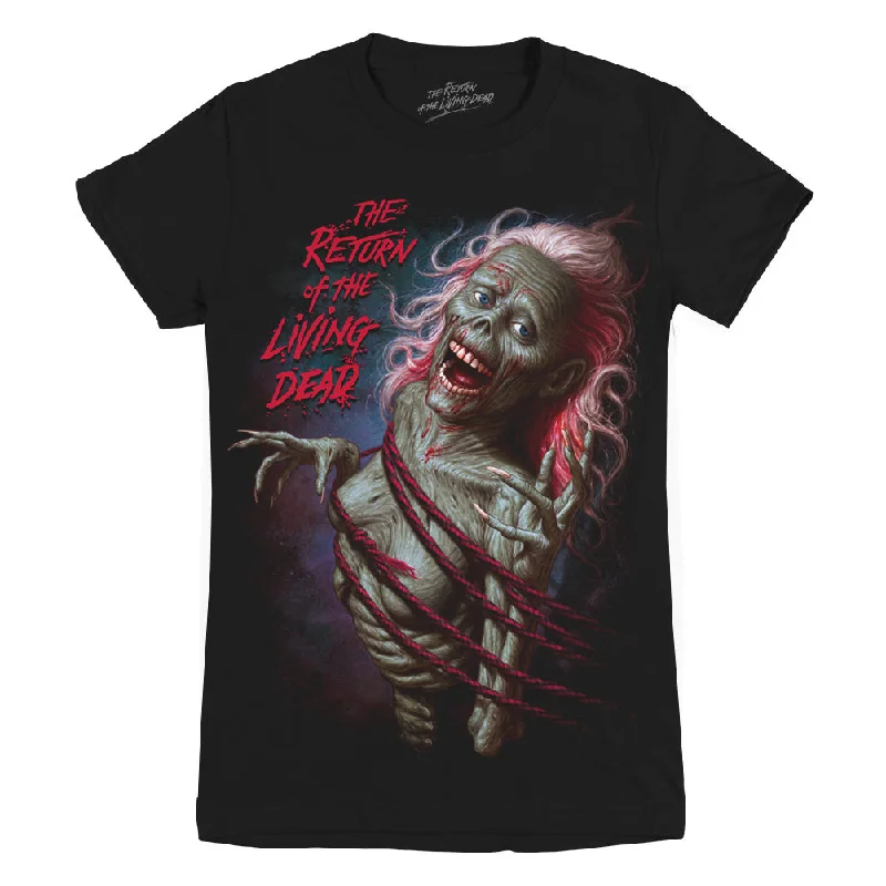 Return Of The Living Dead Feel Myself Rotting Ladies T-Shirt